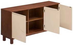 Скрин atmosphera Jilani, 3 врати, 150x40x75 cm, MDF