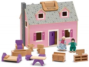 Melissa & Doug - Дървена къща за кукли