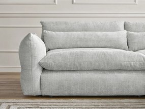 Светлосив шенилов диван 276 cm Neil – Bobochic Paris
