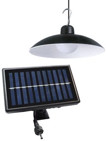 LED Димируема соларна висяща лампа LED/6W/3,7V 800 mAh IP44 + д.у.