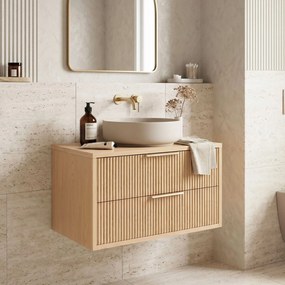 Шкаф за мивка Rea Mono 80cm Beige