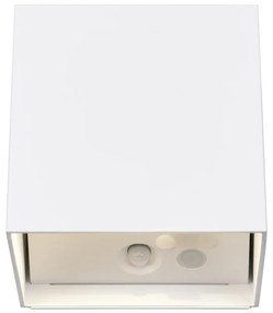 LED стенно външно осветително тяло с USB със сензор за движение (височина 10 cm) Genie – Trio