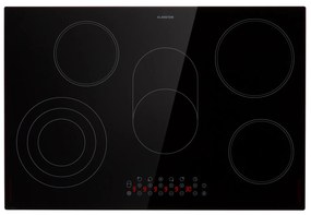 Klarstein Virtuosa Roast, плот за вграждане, 5 зони, 8500W, стъклокерамика