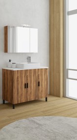 Комплект за баня Drop Roma 100 II-Кафяв