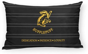 Калъфка за възглавница Harry Potter Hufflepuff Basic Черен 30 x 50 cm