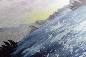 Картина на платно – Рисуван пейзаж