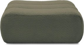 Зелена табуретка от прежда с примки от букле Azra – Bobochic Paris