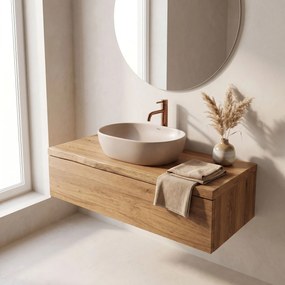 Умивалник за плот Rea Focus Taupe