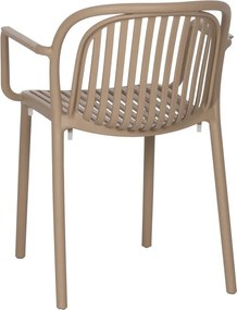 Бежов пластмасов трапезен стол Alia – Ixia