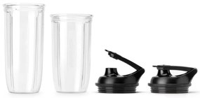 Блендер Nutribullet NB1206DGCC, 1200W, 900 мл, 1 скорост + Pulse, Сензорни бутони, Без BPA, Тъмносив/сребрист