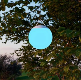 Eglo 75815 - LED RGB димируемо външно осветително тяло POGGIOBELLO LED/2600 mAh IP44 бяло+ДУ