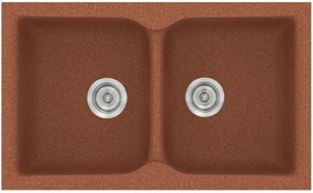 Мивка Sanitec 322-Granite Terracotta