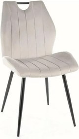 Стол Arco Velvet-Светъл Сив (4) парчета