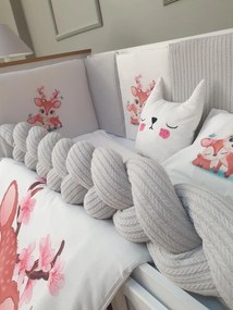 Babyhome Комплект за бебешко легло 60/120 см - сърна