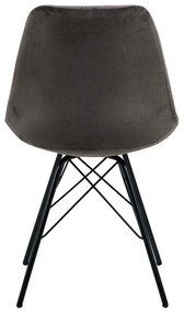 Тъмно сив трапезен стол Eris - Actona