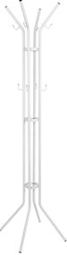 Бяла метална стойка за връхни дрехи ø 40x170 cm Jessy – Spinder Design