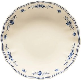 Синя/бежова глинена чиния за сервиране ø 23 cm Vila – Costa Nova