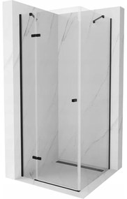 Mexen Roma кабина за душ 90 x 90 см, прозрачна, черна - 854-090-090-70-00