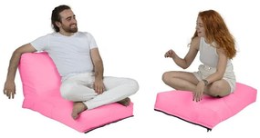 Градински пуф Siesta Sofa Bed Pouf, цвят Розов
