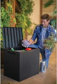Сива градинска кутия за съхранение City – Keter