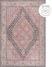Розов килим подходящ за пране 115x170 cm Briony Traditional – Flair Rugs