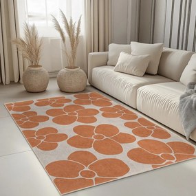 Оранжева пътека подходяща за пране 80x200 cm Orange Meadow – Mila Home