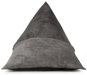 Детски пуф от рипсено кадифе в тухлен цвят Razzy – SLOWDOWN