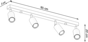 Прожектор в естествен цвят ø 6 cm Ludwik – Sollux