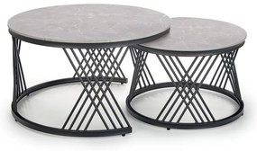 Комплект от 2 холни маси ELEGRA, сиви