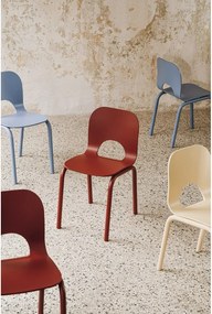 Червен трапезен стол Atto – noo.ma