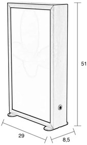 Черна подова лампа Grow - Zuiver