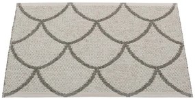Сив килим за открито и закрито 70x50 cm Kotte Charcoal – Pappelina