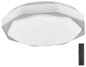 Rabalux 71046 - Димируемо таванно осветително тяло DETTORA LED/18W/230V с дистанционно управление