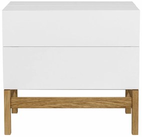 Шкаф за вино в бял/естествен цвят 75x70 cm Grande - Woodman