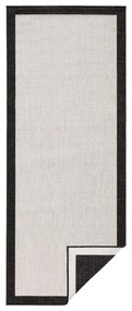 Черно-кремав килим за открито , 80 x 250 cm Panama - NORTHRUGS