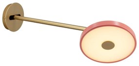 Розова LED затъмняваща се стенна лампа ø 15 cm Asteria Wall Long – UMAGE