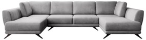 Разтегателен диван в П-образна форма CORAL, 362x90x191, nube 03