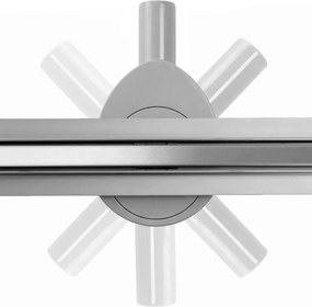 Линеен сифон Rea Neo Slim Pro Nickel Brush INOX 90