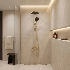 Комплект за душ Rea Prime Brush Gold