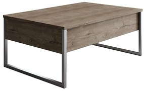 Кафе маса Luxe, цвят Орех Сребърен