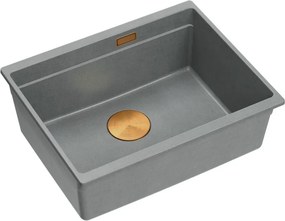 гранитна мивка Logan 100 Grey Metallic
