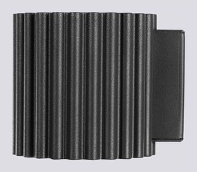 Черна стенна лампа ø 10 cm Zora – Sollux