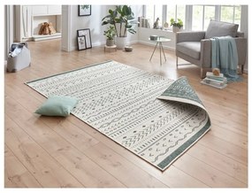 Зелен и кремав килим на открито , 80 x 150 cm Kuba - NORTHRUGS