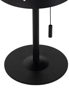 Външна настолна лампа черна с LED 3-степенна димируема акумулаторна и слънчева - Ferre