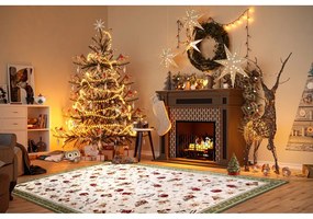 Зелен килим с коледен мотив със смес от памук 160x230 cm Toy's Delight Green Christmas – Villeroy&amp;Boch
