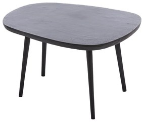 Черна метална масичка за кафе 53x64 cm Puno – Light &amp; Living