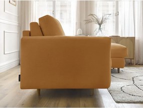 Ъглов диван в цвят горчица Cocoone – Bobochic Paris
