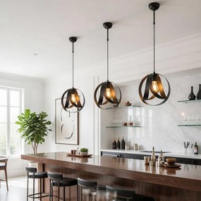 Пендел РИНО L, черен, 1xE27