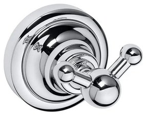 Двойна закачалка 6,5x6,5 cm сребриста