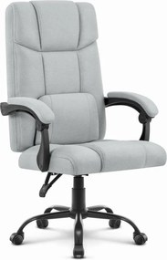 Ергономичен офис стол CABRO C505 до 150 кг сив
